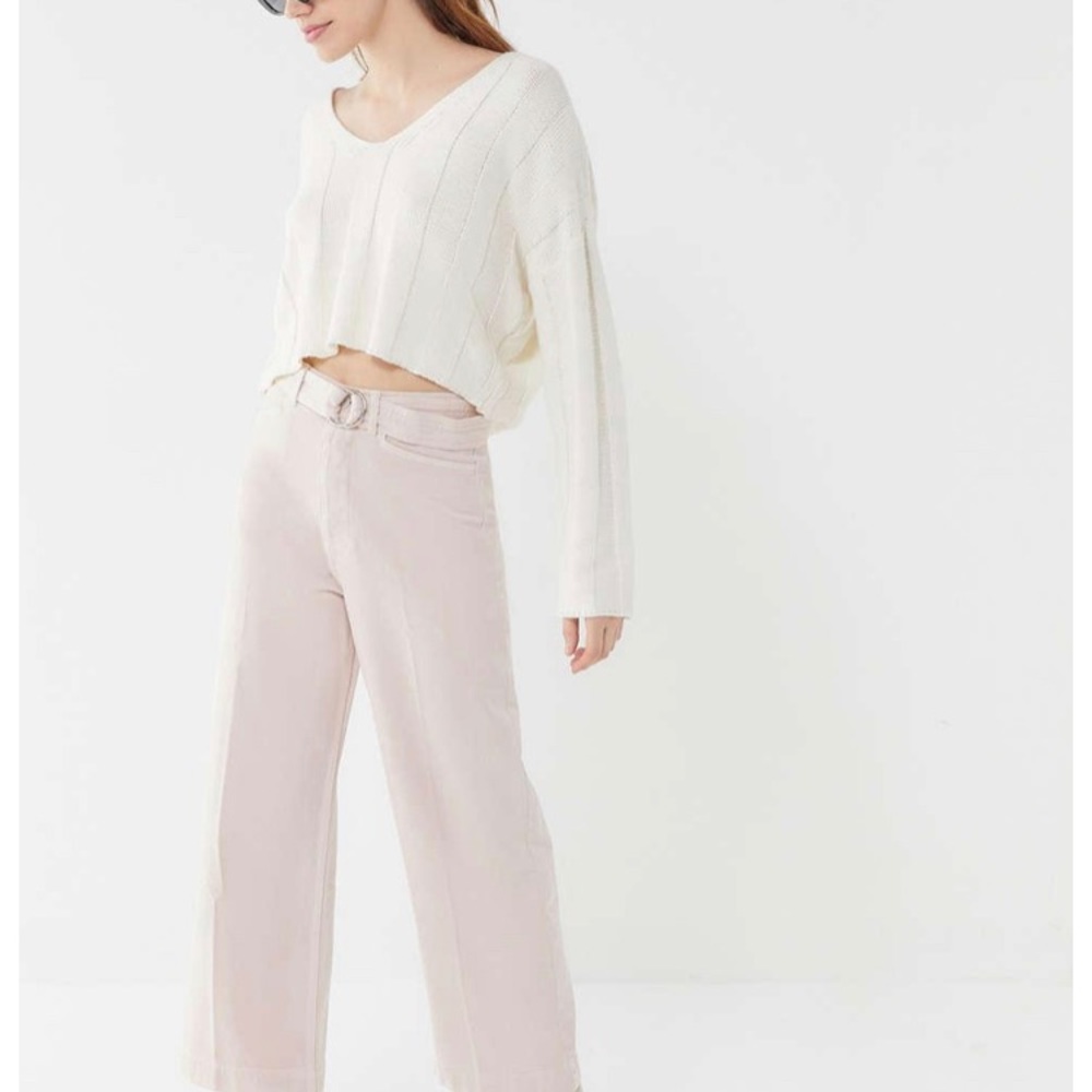 Urban Outfitters clementine v-neck crop top